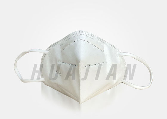 3D KN95-Vrije Antismog die van het Ademhalingsapparaatlatex KN95-Gezichtsmasker vouwt