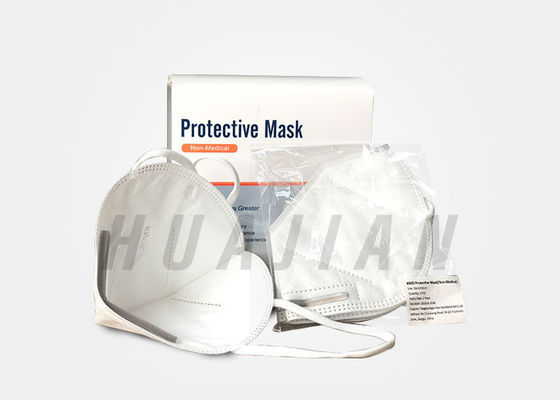 3D KN95-Vrije Antismog die van het Ademhalingsapparaatlatex KN95-Gezichtsmasker vouwt