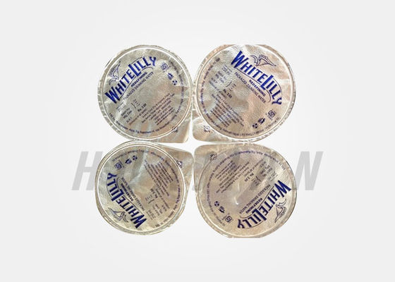 Aluminiumfoliedeksels voor Yoghurt in de Hitte van de Aluminiumfoliealuminiumfolie - verzegelende Deksels in Broodje