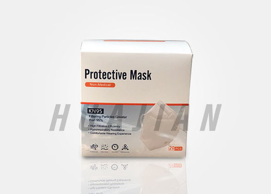 GB2626 het beschermende Witte 3D Vouwende Masker van het 5 Vouwkn95 Gezicht