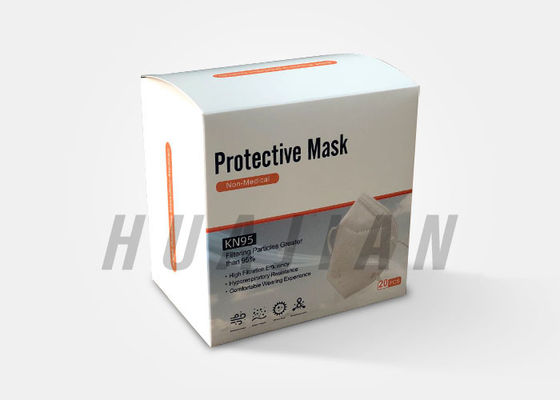 Ademhalingsapparaat 5 Verklaard KN95 het Gezichtsmasker van Vouwce FDA GB2626