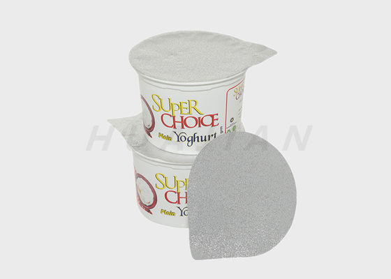 Aluminiumfoliedeksels voor Yoghurt in de Hitte van de Aluminiumfoliealuminiumfolie - verzegelende Deksels in Broodje