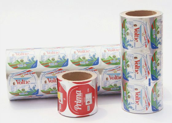 gedrukte hitte - verbinding gelamineerde aluminiumfolievoedsel etiketteringsstickers